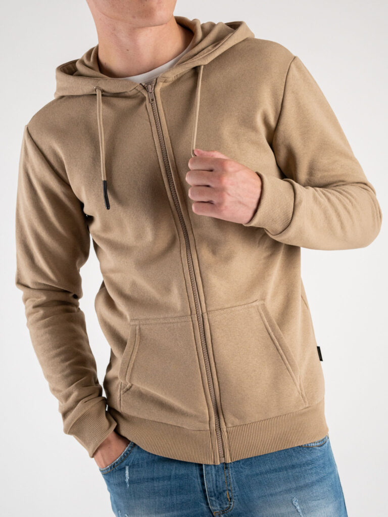 ONLYSONS Felpa full zip felpata con cappuccio CERES 22018684 Chinchilla 5 ONLY&SONS ONLY&SONS Felpa full zip felpata con cappuccio CERES 22018684 Chinchilla