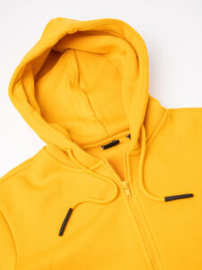 ONLY&SONS Felpa full zip felpata con cappuccio CERES 22018684 Sunflower (8)