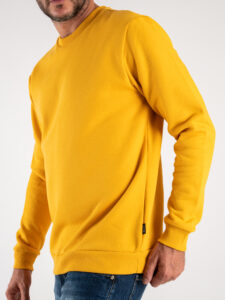 ONLY&SONS Felpa girocollo felpata CERES 22018683 Sunflower (6)