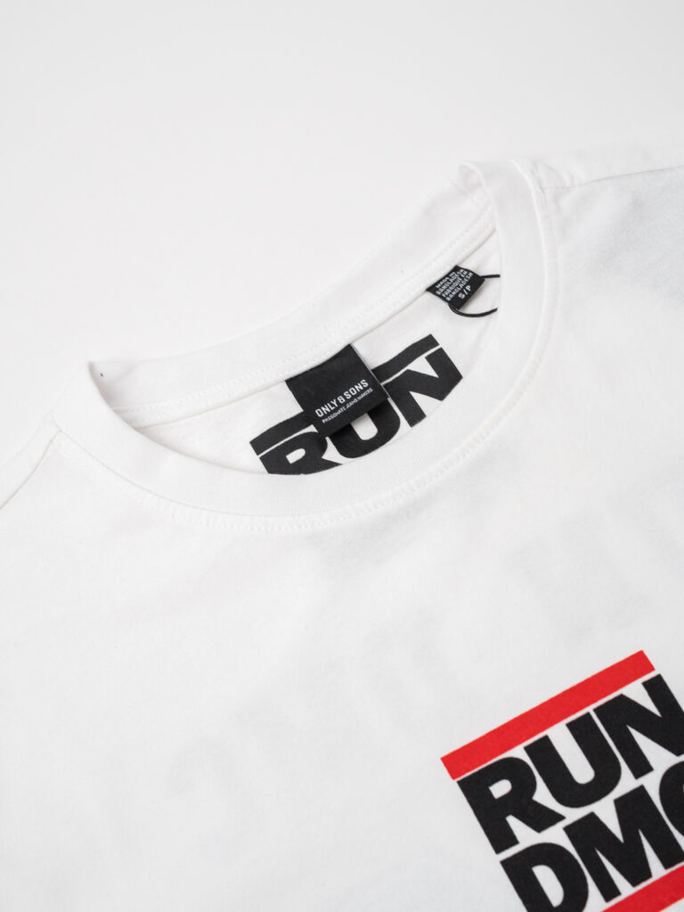 ONLY&SONS T-shirt in cotone con stampa fronte/retro FRED RLX RUN 22023073 Bright White