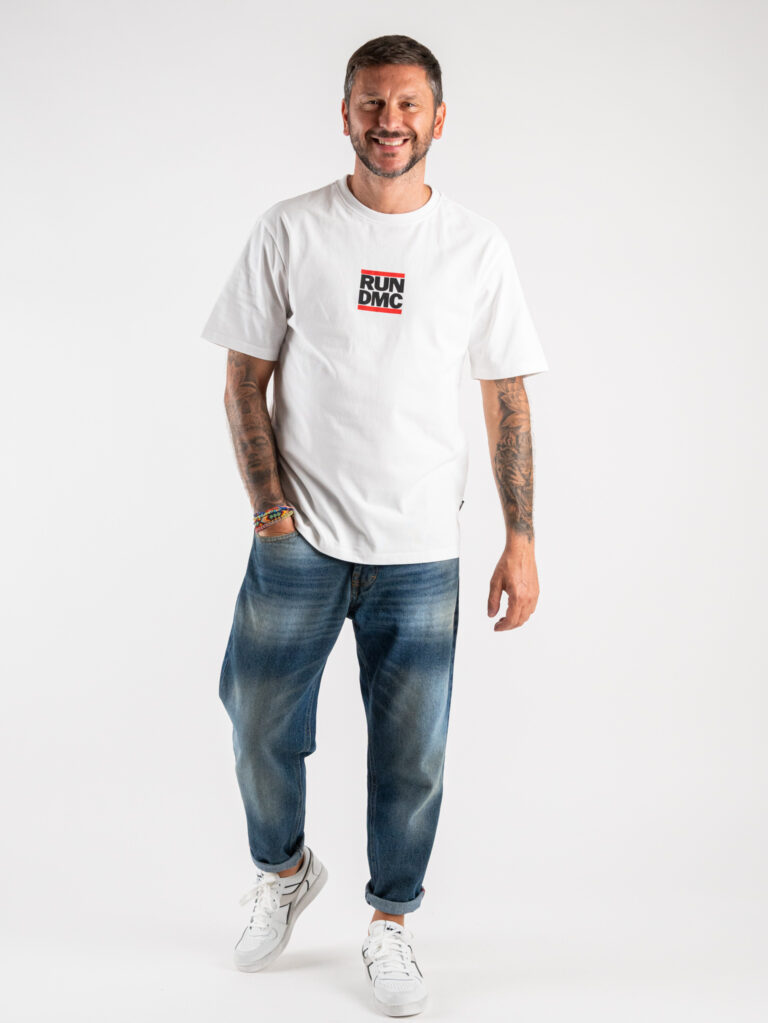 ONLY&SONS T-shirt in cotone con stampa fronte/retro FRED RLX RUN 22023073 Bright White - immagine 2