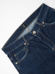V2 Jeans blu con tasca posteriore stampa Bandana 25 Arancio (8)