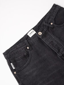 BERNA Jeans basico leggermente sfumato senza rotture 223038 Nero (1)