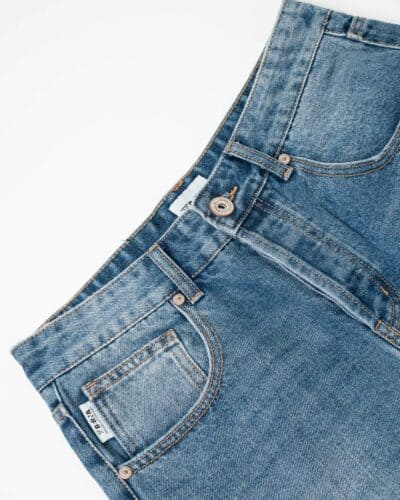 BERNA Jeans basico leggermente sfumato senza rotture con gamba lunga 223037 Azzurro 7 BERNA BERNA Jeans basico leggermente sfumato senza rotture con gamba lunga 223037 Azzurro