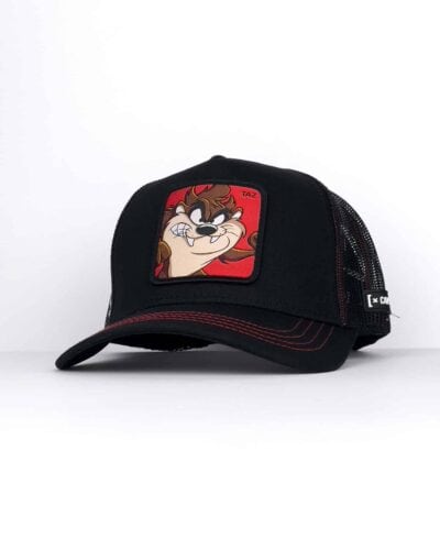 CAPSLAB Cappellino Looney Tunes patch rossa TAZ nero2 Home