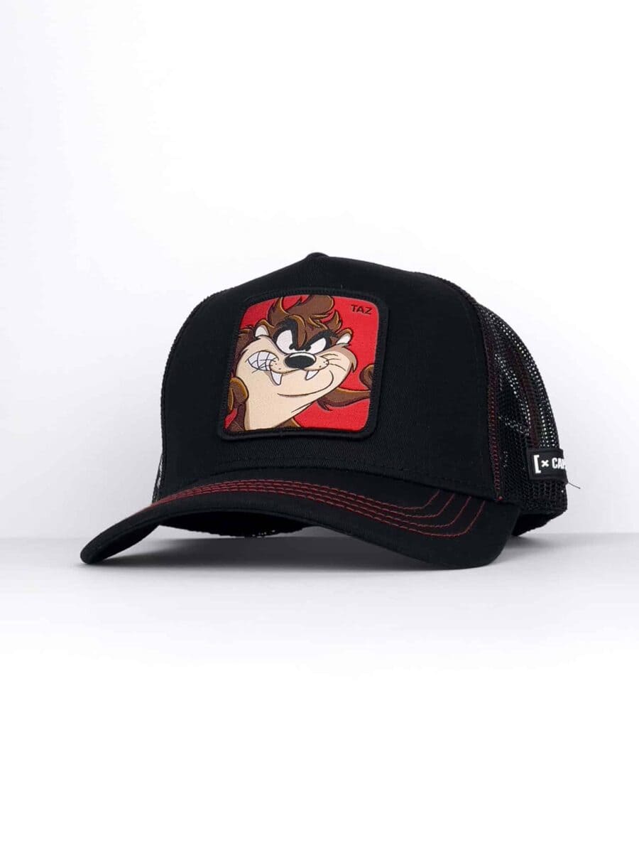 CAPSLAB Cappellino Looney Tunes patch rossa TAZ nero
