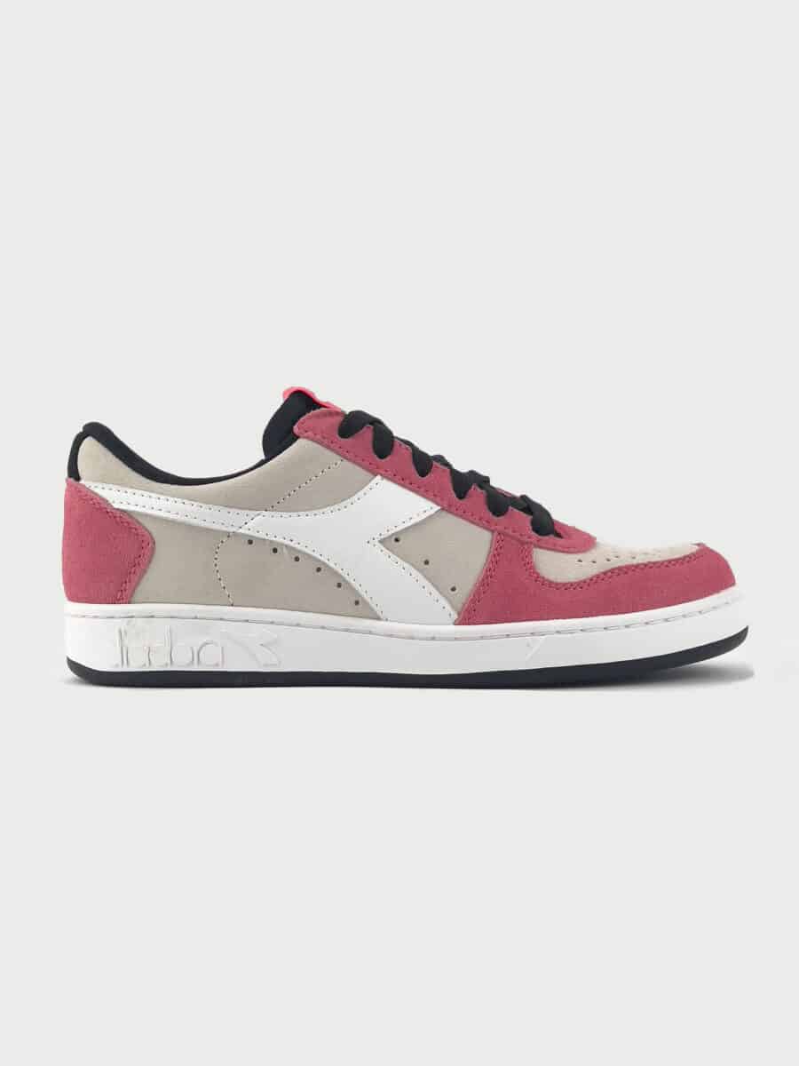DIADORA Magic Basket Low Suede WN White/Tea Rose/Black