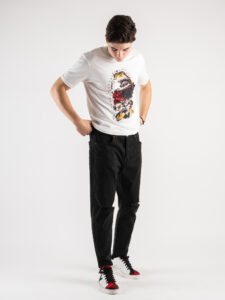 GIANNI LUPO Jeans con strappi alle ginocchia GL7060Q Nero7