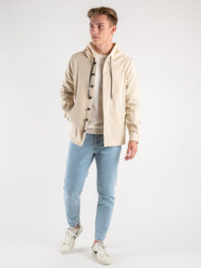 IMPERIAL Giacchetta sportiva leggera da mezza stagione con cappuccio CA49EBOL Beige (1)
