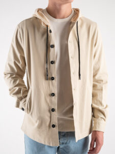 IMPERIAL Giacchetta sportiva leggera da mezza stagione con cappuccio CA49EBOL Beige (3)