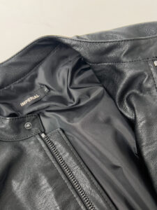 IMPERIAL Giubbino in ecopelle con zip e tasche frontali U3025542 Nero (4)