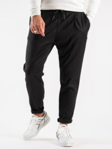 IMPERIAL Pantalone da abito morbido in poliviscosa con coulisse PC8QEAI Nero (3)