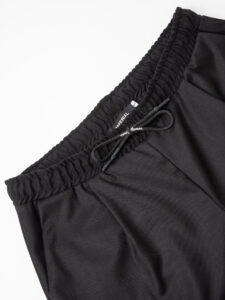 IMPERIAL Pantalone da abito morbido in poliviscosa con coulisse PC8QEAI Nero (7)