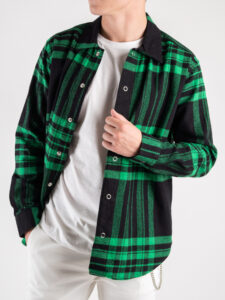 ONLY&SONS Camicia in flanella a quadri con bottoni a pressione TABB 22022991 Jelly Bean (3)