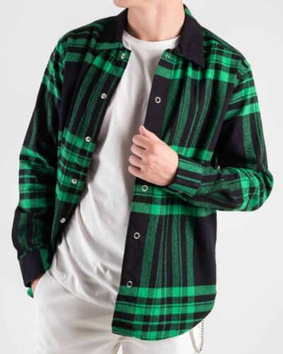 ONLY&SONS Camicia in flanella a quadri con bottoni a pressione TABB 22022991 Jelly Bean