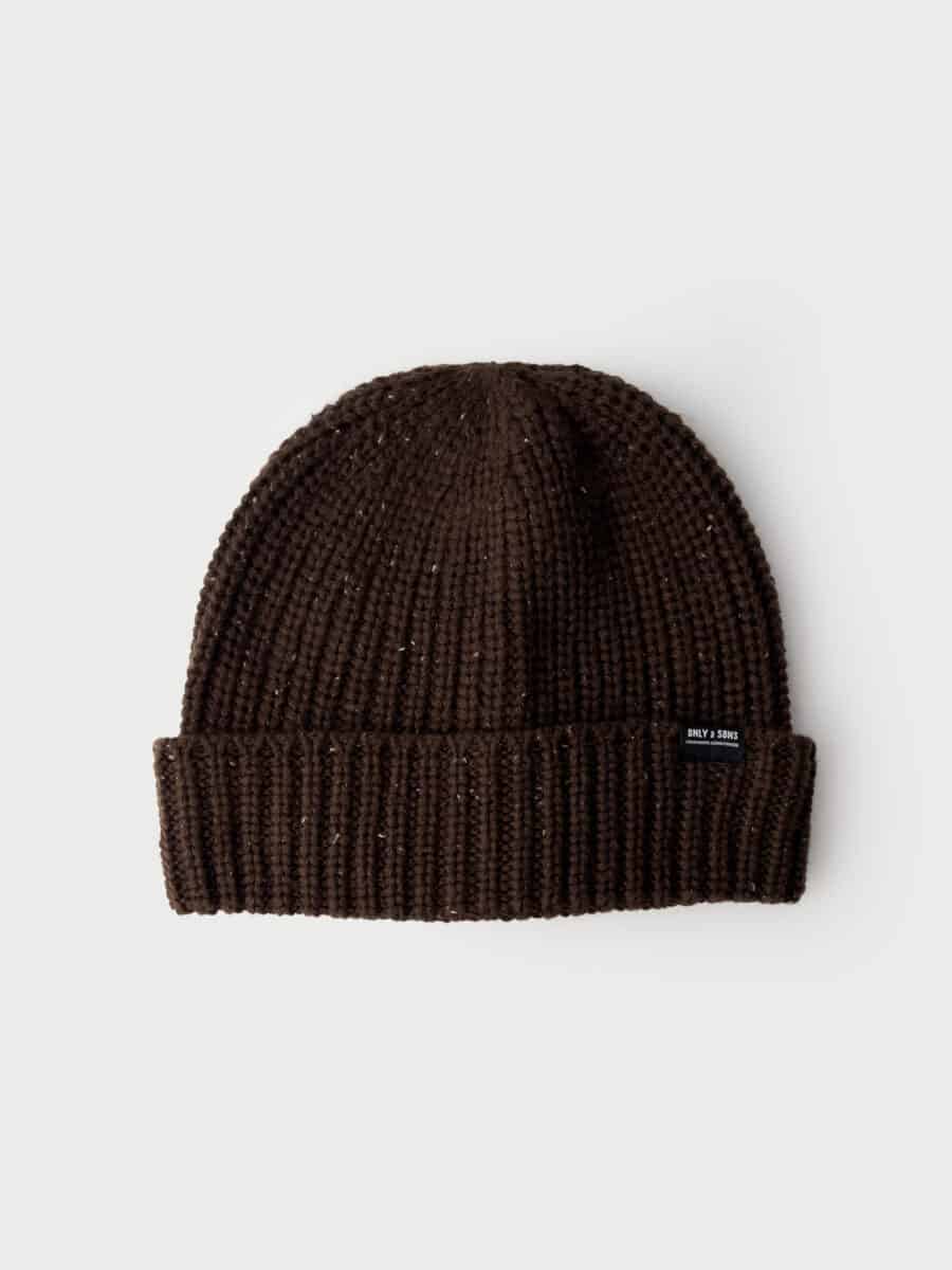 ONLY&SONS Cuffia in maglia puntinata EMILE 22010661 Potting Soil