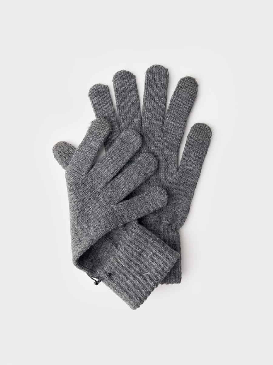 ONLY&SONS Guanti basici tinta unita CLAS 22020831 Grey Melange