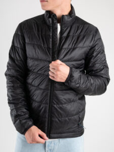 ONLY&SONS Piumino primo peso con zip e tasche CARVEN 22023051 Black (4)