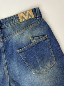 OVER-D Jeans cropped senza rotture D09 Blu (4)