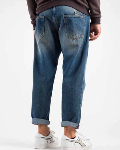 OVER D Jeans cropped senza rotture D09 Blu 5 OVER-D OVER-D Jeans cropped senza rotture D09 Blu