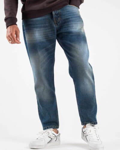 OVER D Jeans cropped senza rotture D09 Blu 9 OVER-D OVER-D Jeans cropped senza rotture D09 Blu