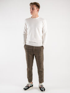 OVER-D Pantalone in fantasia quadri P35 (6)