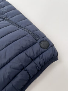 OVER-D Piumino smanicato con zip e tasche J01 BluRoyal (4)