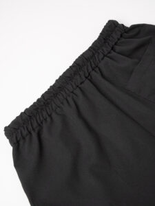 Pantalaccio morbido in poliviscosa con coulisse 5100 Nero12