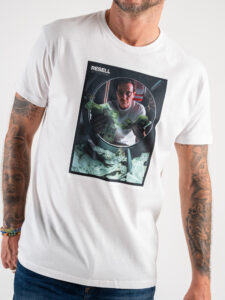 RESELL T-shirt in cotone con stampa BREAKING BAD 403 bianco (4)