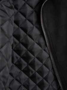 BERNA Chiodo in ecorenna con zip e tasche 223155 Nero (1)