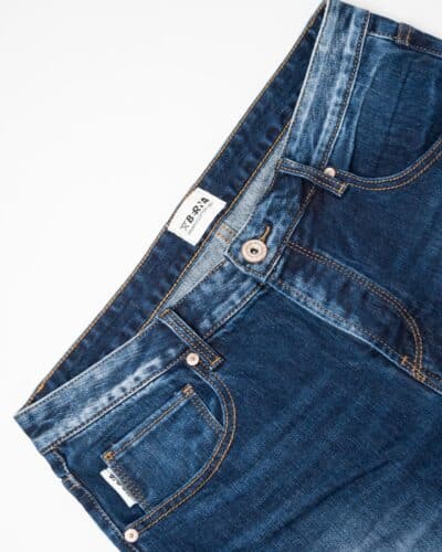 BERNA Jeans basico lavaggio scuro leggermente sfumato senza rotture 223034 Blu 7 BERNA BERNA Jeans basico lavaggio scuro leggermente sfumato senza rotture 223034 Blu