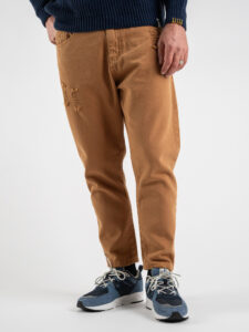 BERNA Jeans carrot rotture 220313 Caffelatte (1)