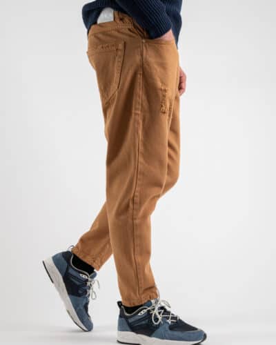 BERNA Jeans carrot rotture 220313 Caffelatte 3 BERNA BERNA Jeans carrot rotture 220313 Caffelatte