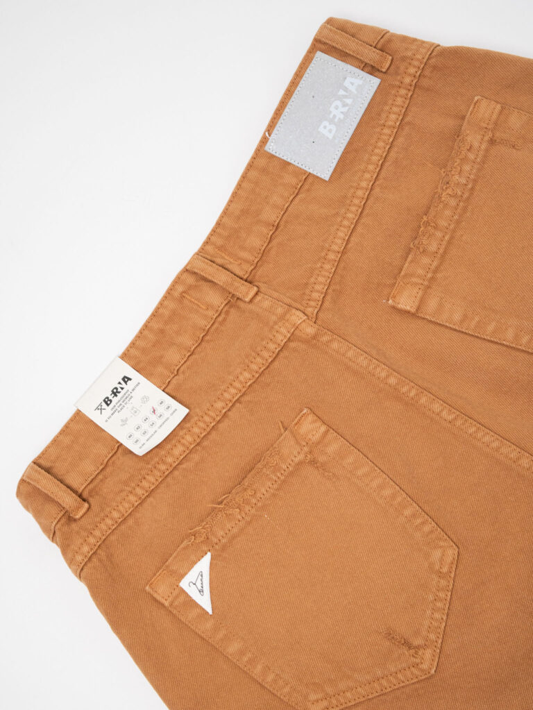 BERNA Jeans carrot rotture 220313 Caffelatte 5 BERNA BERNA Jeans carrot rotture 220313 Caffelatte