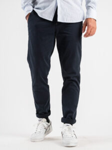 BERNA Pantalone chinos slim A:I Blu1