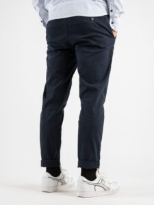 BERNA Pantalone chinos slim A:I Blu3
