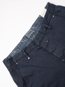 BERNA Pantalone chinos slim A:I Blu6