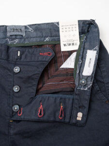 BERNA Pantalone chinos slim A:I Blu7