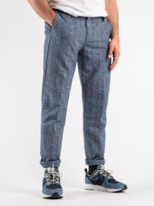 BERNA Pantalone da abito in fantasia quadri 223189 JeansDenim (2)