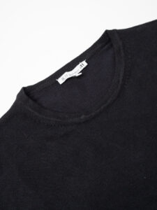 BL11 Maglione basico in viscosa girocollo CRACCO Nero (5)