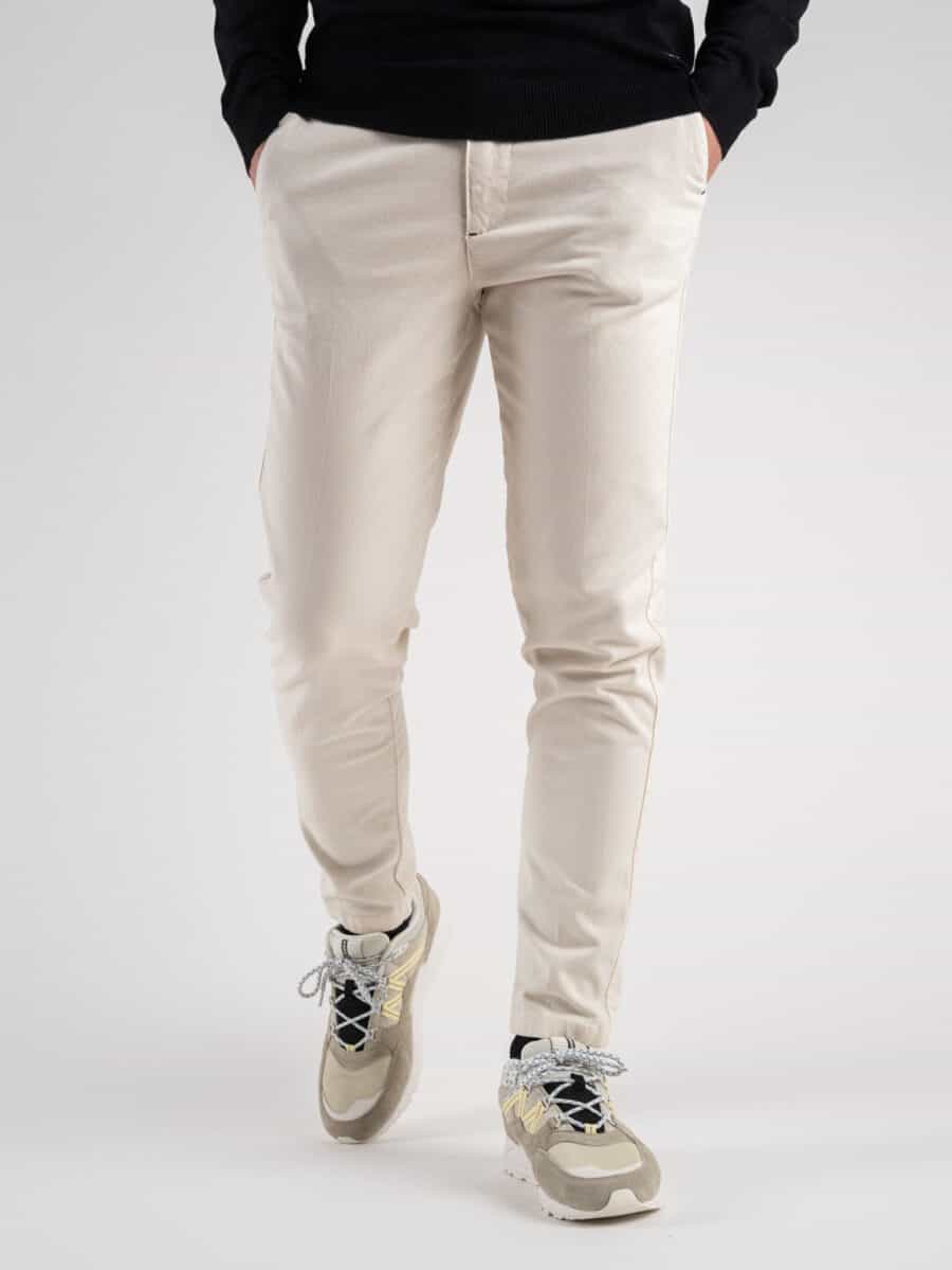BL11 Pantalone chinos slim A/I Panna