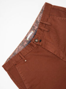 BL11 Pantalone chinos slim autunnoinverno Mattone (2)