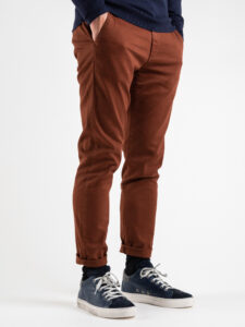 BL11 Pantalone chinos slim autunnoinverno Mattone (7)