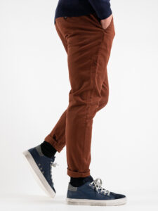 BL11 Pantalone chinos slim autunnoinverno Mattone (8)