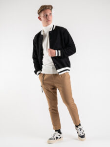 BLACK SUNDAY Bomber varsity orsacchiotto CS7003 Nero (4)