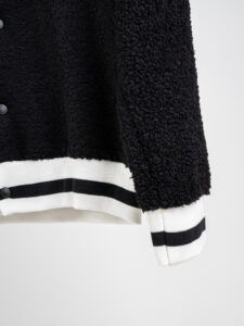 BLACK SUNDAY Bomber varsity orsacchiotto CS7003 Nero (5)