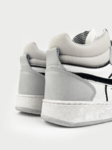 DIADORA Magic Basket Demi Cut Icona Leather White:Lunar Rock5