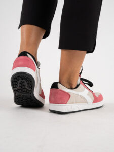 DIADORA Magic Basket Low Suede WN White:Tea Rose:Black2