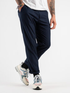 ESTASI Pantalone elegante in poliestere HOCKEY Blu (3)