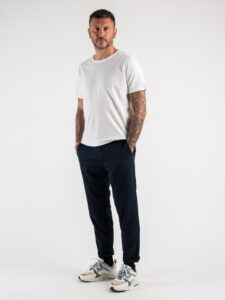 ESTASI Pantalone elegante in poliestere HOCKEY Blu (7)